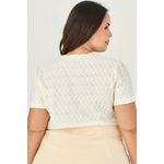 Blusa T-Shirt Decote V - MySize - Sentir 