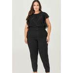 Blusa com Babado com Transparência - MySize - Sentir 