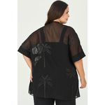 Blusa Sobreposição com Cropped - MySize - Sentir 