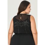 Regata Transparência Detalhe Bordado - MySize - Sentir 