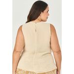 Blusa com Detalhe de Faixa com Nó - MySize - Sentir 