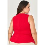 Blusa com Detalhe de Faixa com Nó - MySize - Sentir