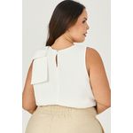 Blusa Regata Detalhe Laço - MySize - Sentir