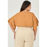 Blusa Manga com Babado - MySize - Sentir