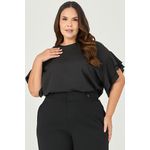 Blusa Manga com Babado - MySize - Sentir 