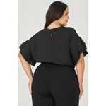 Blusa Manga com Babado - MySize - Sentir 
