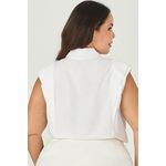 Blusa com Detalhe de Pregas na Manga - MySize - Sentir