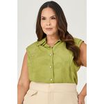 Blusa com Detalhe de Pregas na Manga - MySize - Sentir 