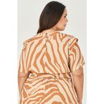Blusa Estampada Detalhe Manga - MySize - Sentir