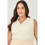 Semi Cropped com Decote V - MySize - Sentir