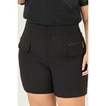 Short Alfaiataria com Detalhe Zíper - MySize - Sentir 