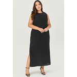 Vestido Midi Regatão de Tela - MySize - Sentir 