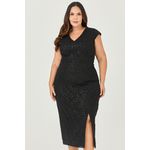 Vestido Midi de Tela - MySize - Sentir 