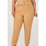 Calça Carrot Detalhe Botão Pérola - MySize - Sentir