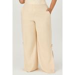 Calça Pantalona Detalhe Fenda Lateral - MySize - Sentir