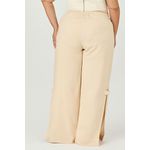 Calça Pantalona Detalhe Fenda Lateral - MySize - Sentir