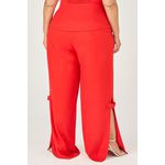 Calça Pantalona Detalhe Fenda Lateral - MySize - Sentir 