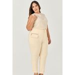 Regata Transparência Detalhe Bordado - MySize - Sentir