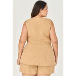 Conjunto com Short e Colete Alongado - MySize - Sentir