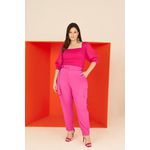 Calça Cargo MySize com Alfaiataria Plus Size Feminino - Square