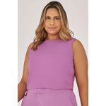 Semi Blusa com Detalhe Botões - MySize - Trópicos