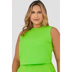 Semi Blusa com Detalhe Botões - MySize - Trópicos 