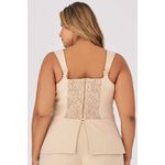 Blusa Corset com Detalhe Botões - MySize - Trópicos