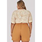 Short com Pala Assimétrica - MySize - Trópicos 