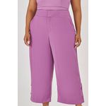 Calça Pantacourt com Detalhe Botão - MySize - Trópicos