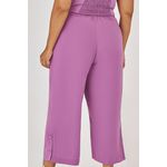 Calça Pantacourt com Detalhe Botão - MySize - Trópicos
