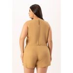 Blusa MySize Cropped com Bolso - Urban Flowers