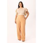 Calça Pantalona MySize Detalhe Botões - Urban Flowers