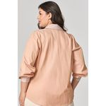 Blusa Camisa com Detalhe Listras MySize - Verano