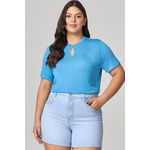 T-shirt com Detalhe Gota MySize - Verano
