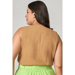 Regata com Detalhe Ombro Trançado MySize - Verano 
