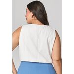 Regata com Detalhe Ombro Trançado MySize - Verano