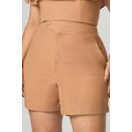 MySize Short Alfaiataria com Detalhe Botão Sol - Verano 