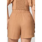MySize Short Alfaiataria com Detalhe Botão Sol - Verano 