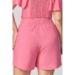 MySize Short Alfaiataria com Detalhe Botão Sol - Verano