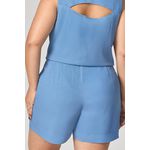 Short com Detalhe Cós Ponta com Botão Sol MySize - Verano 