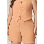 Short Alfaiataria com Detalhe Cós MySize - Verano 