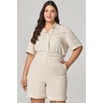 Short com Detalhe Guipir no Cós MySize - Verano 