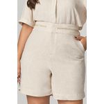 Short com Detalhe Guipir no Cós MySize - Verano 