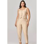 Calça Alfaiataria Detalhe Fivela Sol MySize - Verano