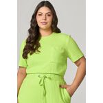 Conjunto Calça e Blusa Canelado MySize - Verano 