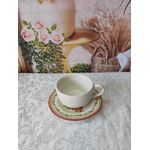 Xícara de Chá com Pires Merry Christmas