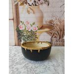 Bowl Duo Rattan 15 cm Preto 312207