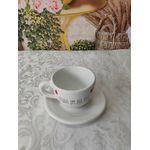 Xícara de Café com Pires Frases Coração 182-1000