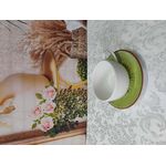 Xícara de Chá com Pires Kiwi