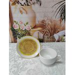 Xícara de Chá com Pires Maracujá